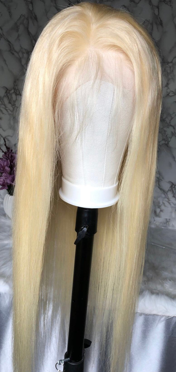 BLONDE STRAIGHT LACE FRONTAL OR FULL FRONTAL UNIT 613