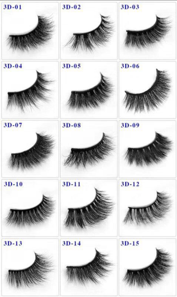 3D MINK LASHES 25MM