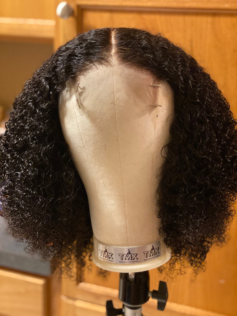 HD MONGOLIAN AFRO KINKY CURLY LACE FRONTAL OR CLOSURE